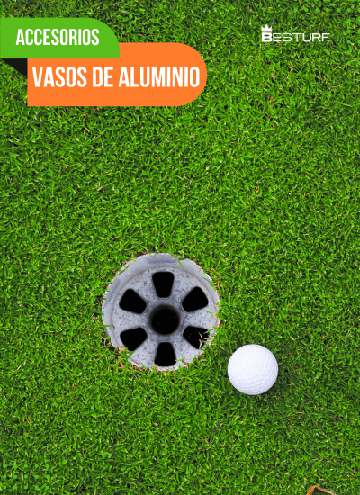 Vasos de aluminio para golf y putting green en Tijuana